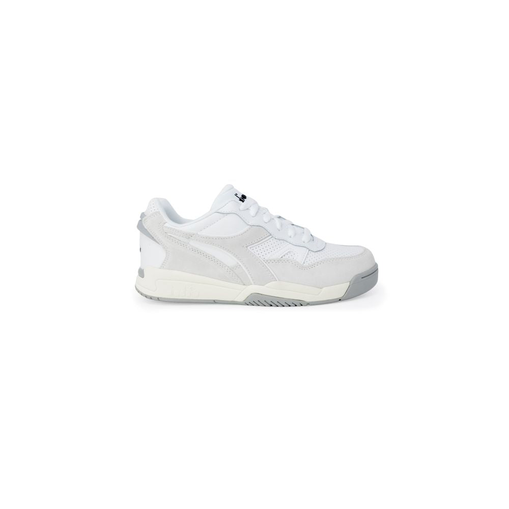 Diadora White Artificial Leather Athletic Sneakers