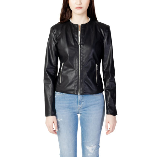 Armani Exchange Black Leather Jacket - BrandFit 88