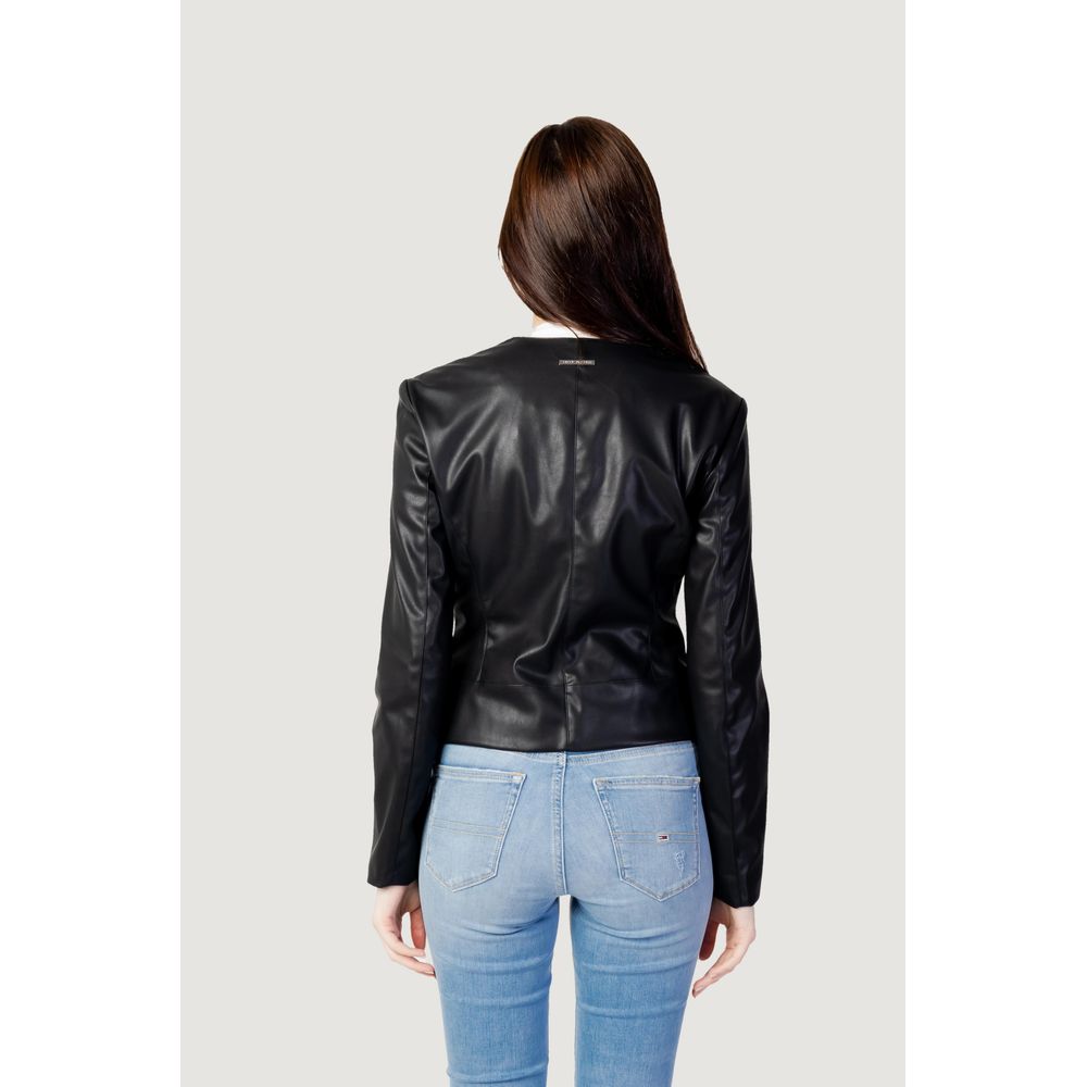 Armani Exchange Black Leather Jacket - BrandFit 88