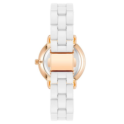 Juicy Couture White Metal Dress Watch