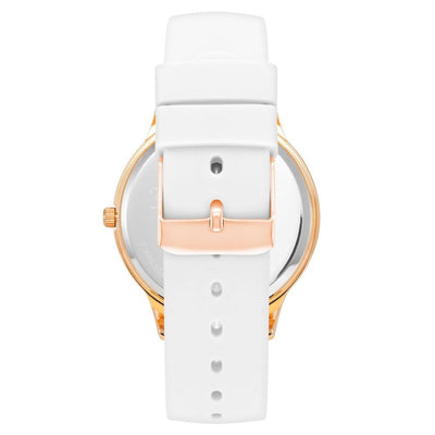 Juicy Couture White Synthetic Dress Watch