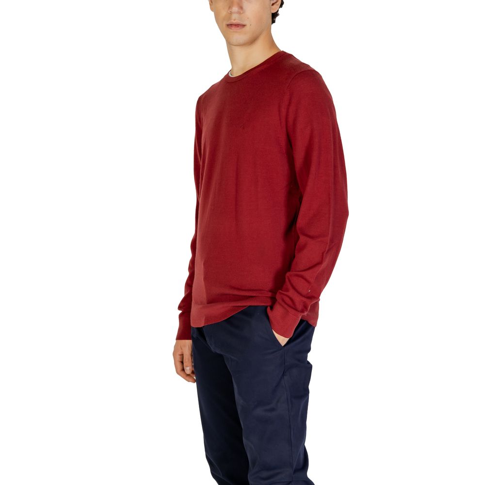 Calvin Klein Bordeaux Recycled Wool Sweatshirt - BrandFit 88