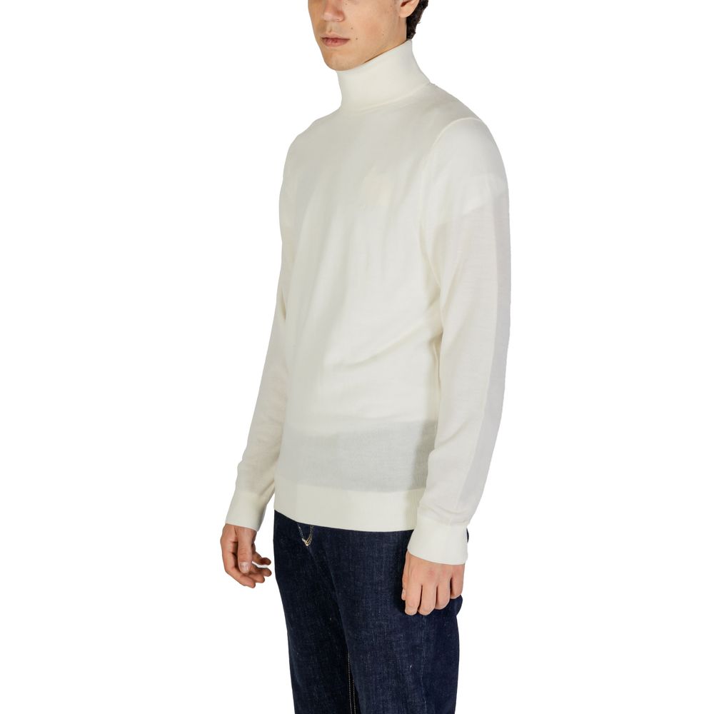 Calvin Klein Jeans Cream Wool Turtleneck - BrandFit 88