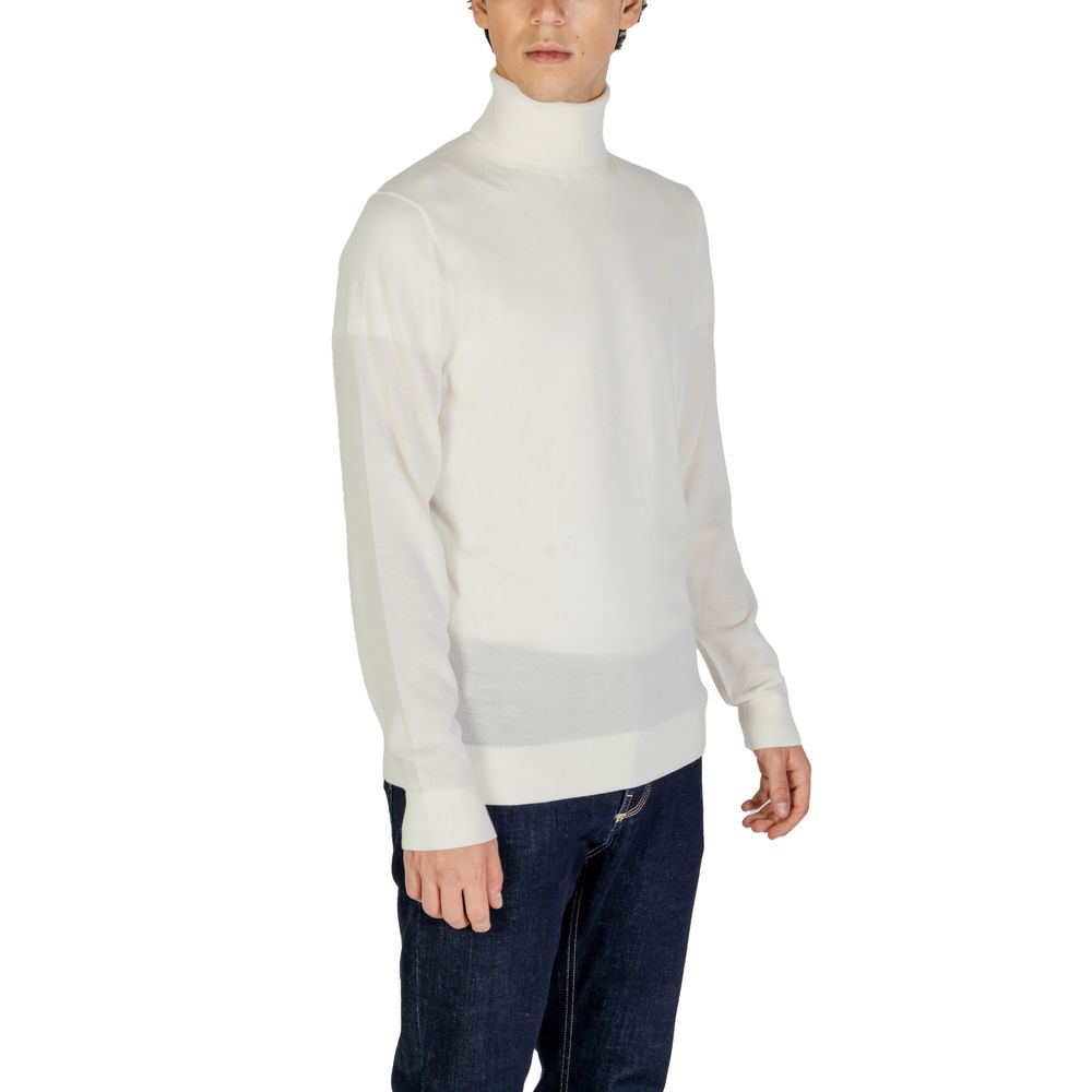 Calvin Klein Jeans Cream Wool Turtleneck - BrandFit 88