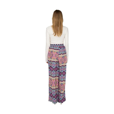 Only Multicolor Recycled Polyester Casual Pants