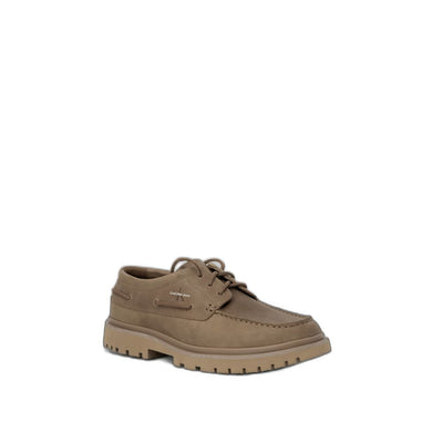 Calvin Klein Jeans Brown Leather Oxfords And Derby