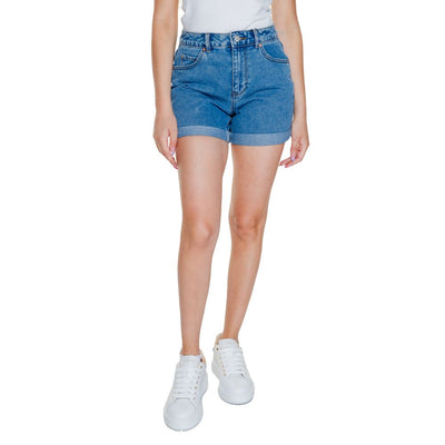 Vero Moda Light Blue Cotton Shorts