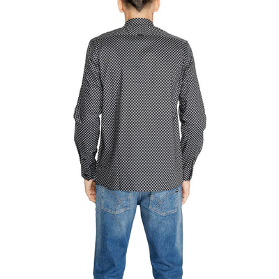 Antony Morato Gray Cotton Pattern Shirt