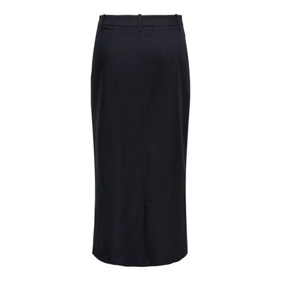 Jacqueline De Yong Gray Polyester Long Skirt
