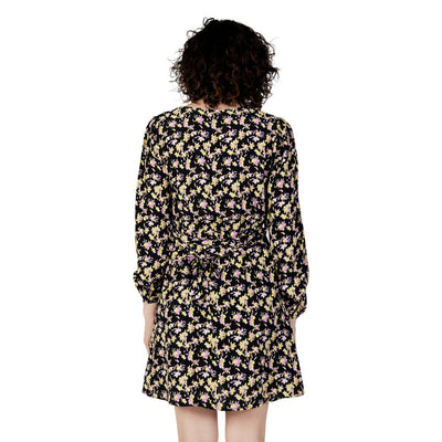 Jacqueline De Yong Black Viscose Short Dress