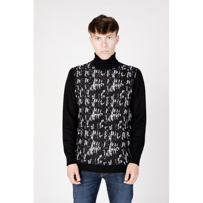 Antony Morato Black Wool Turtleneck