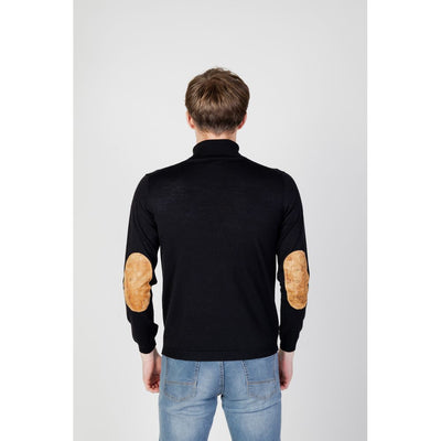 Alviero Martini Prima Classe Black Viscose Turtleneck