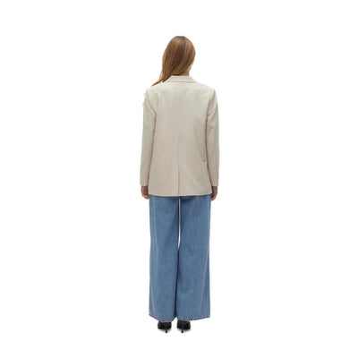 Vero Moda Beige Polyester Blazer