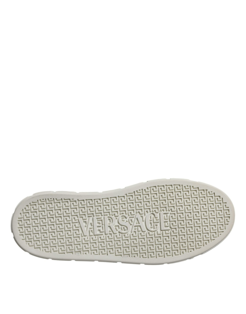 Versace White Brown Greca Print TPU Low Top Men Sneakers Shoes - BrandFit 88