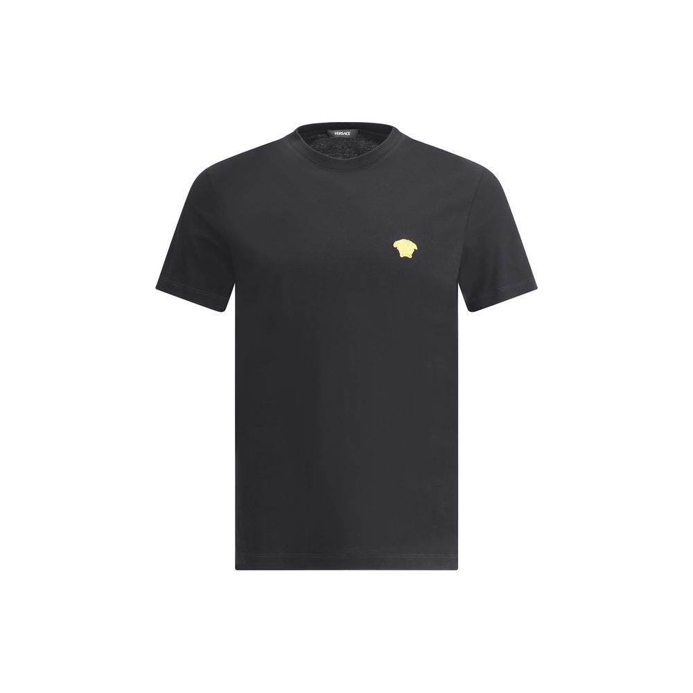 Versace Black Cotton T-Shirt
