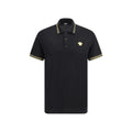 Versace Black Cotton Polo Shirt