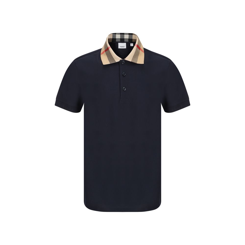 Burberry Blue Cotton Polo Shirt - BrandFit 88