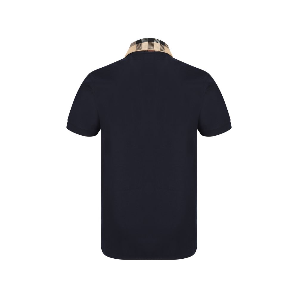Burberry Blue Cotton Polo Shirt - BrandFit 88