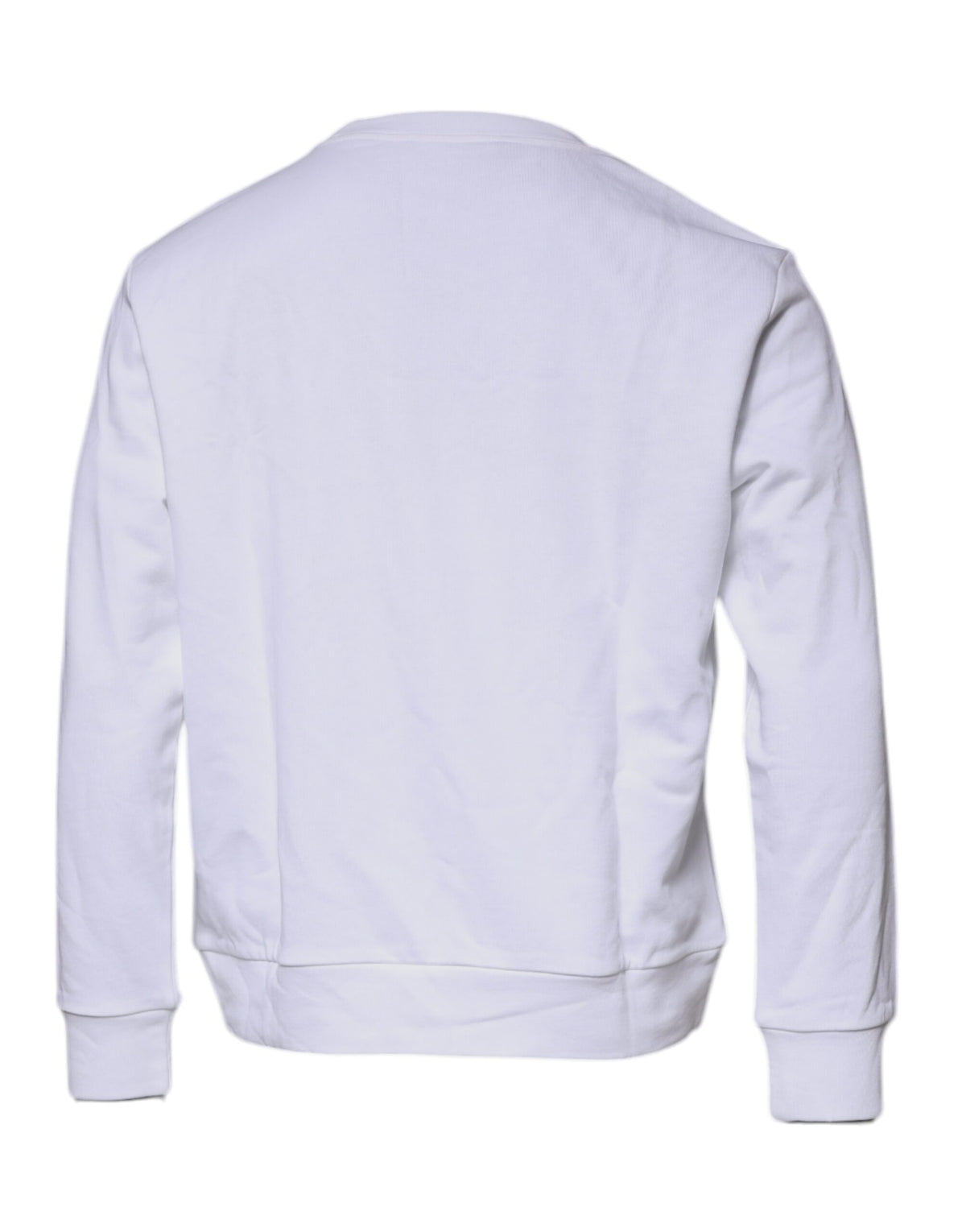 Versace White Medusa Embroidery Crew Neck Pullover Sweater - BrandFit 88