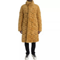 Bottega Veneta Yellow Wool Long Teddy Coat Jacket - BrandFit 88
