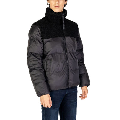 Calvin Klein Jeans Black Recycled Polyester Jackets & Coat