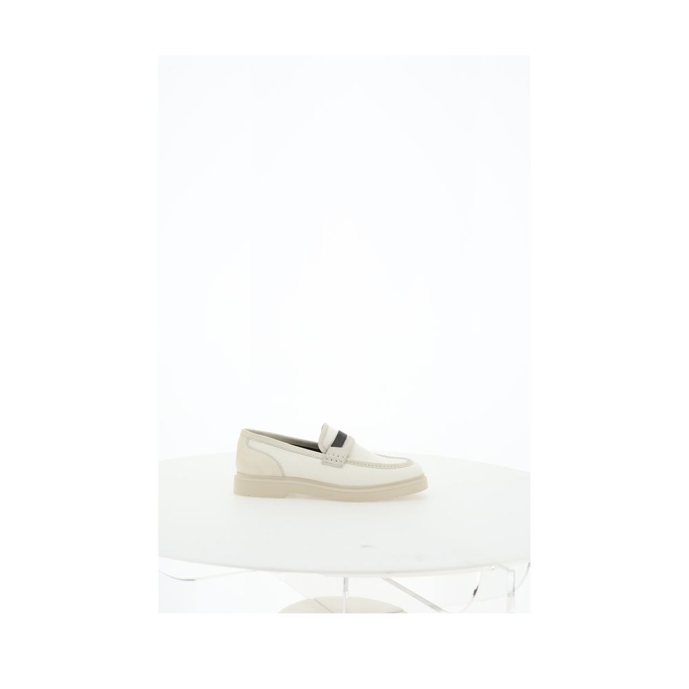 Brunello Cucinelli Beige Loafers Shoes - BrandFit 88