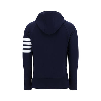 Thom Browne Blue Cotton Sweatshirt
