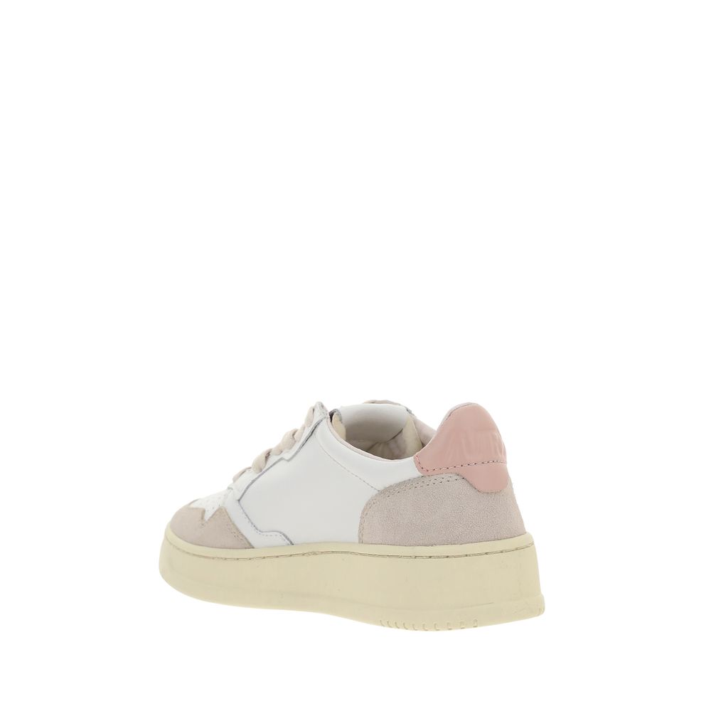 Autry White Leather Low Top Sneakers - BrandFit 88