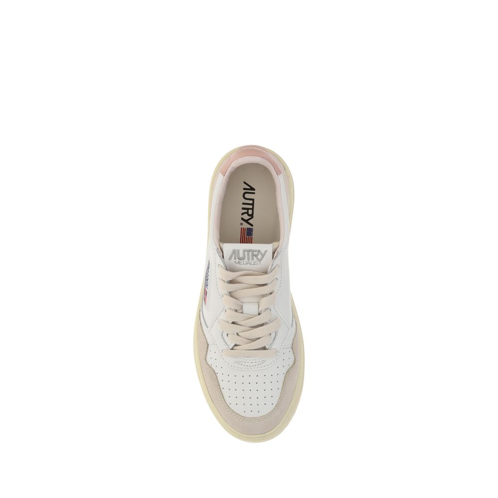 Autry White Leather Low Top Sneakers - BrandFit 88