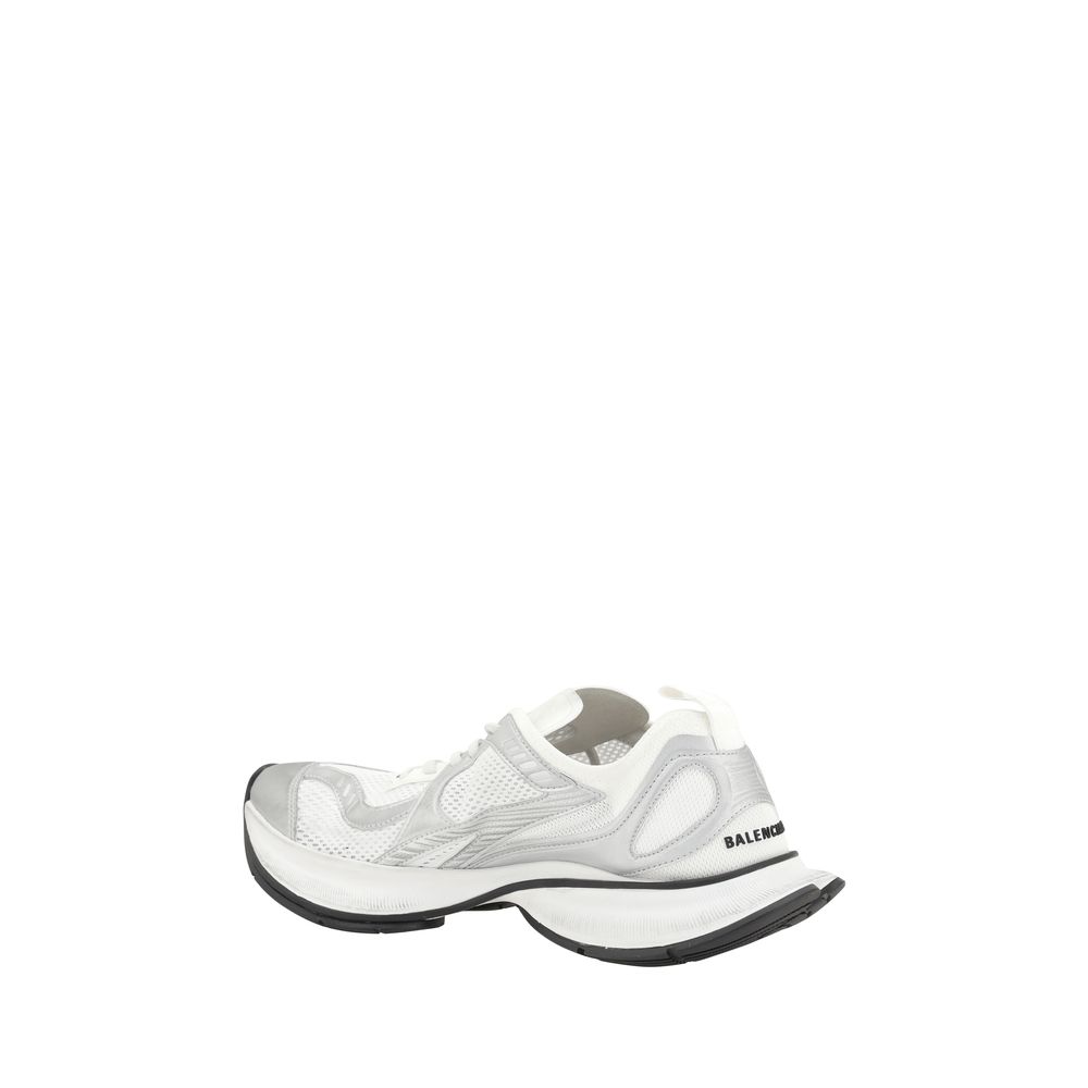 Balenciaga White Polyethylene Athletic Sneakers