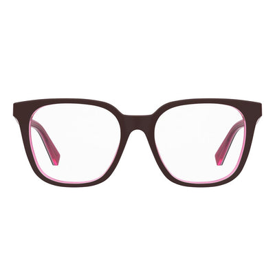 Love Moschino Burgundy Acetate Frames