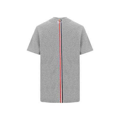 Thom Browne Gray Cotton T-Shirt