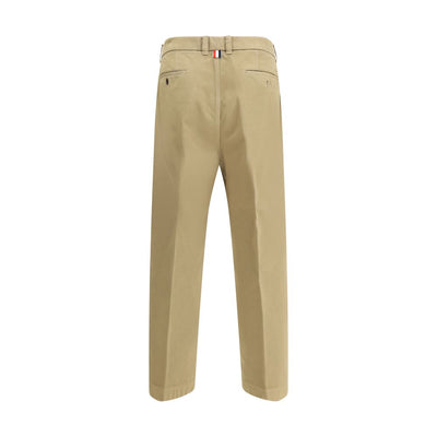 Thom Browne Beige Cotton Casual Pants