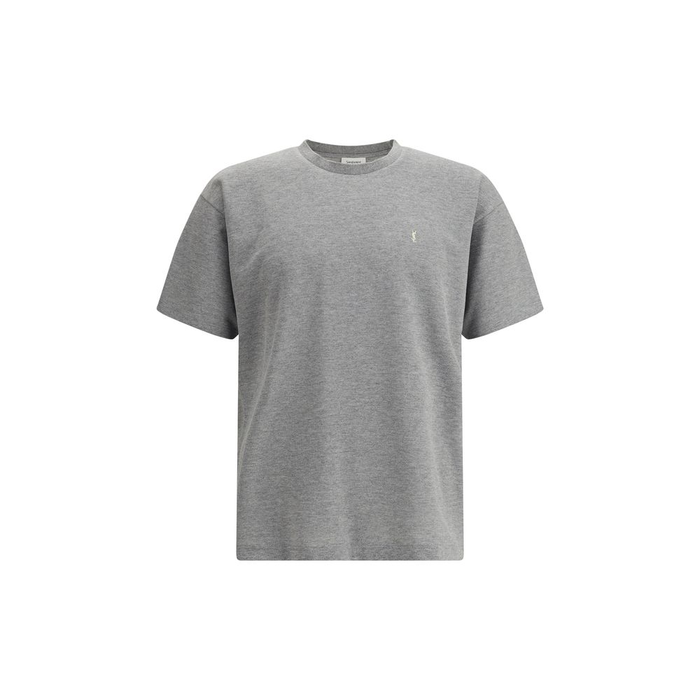 Saint Laurent Grey Cotton Oversized T-shirt - BrandFit 88