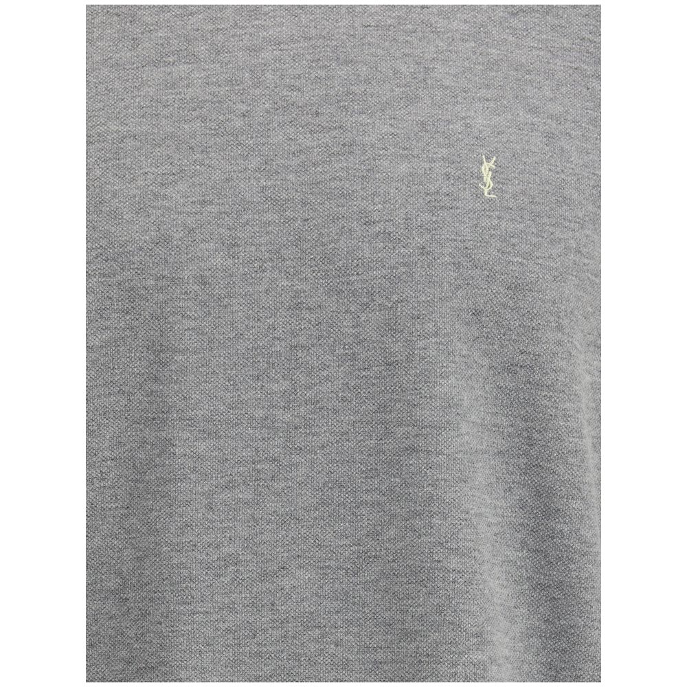 Saint Laurent Grey Cotton Oversized T-shirt - BrandFit 88
