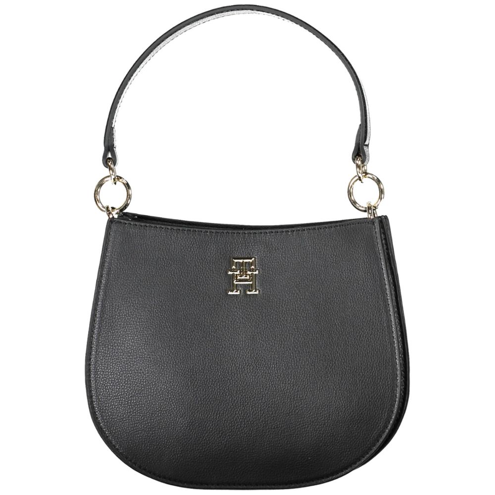 Tommy Hilfiger Black Polyester Handbag - BrandFit 88