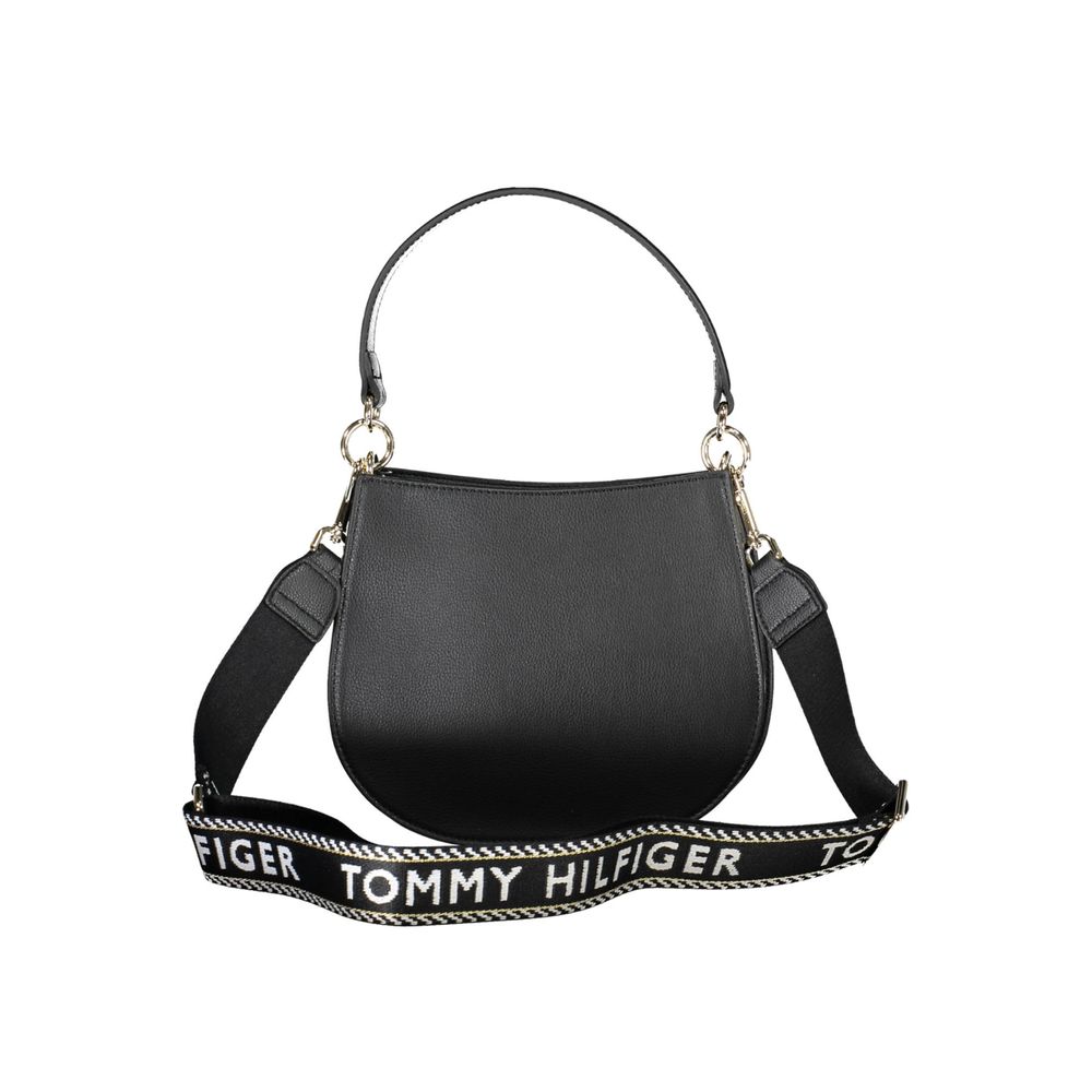 Tommy Hilfiger Black Polyester Handbag - BrandFit 88