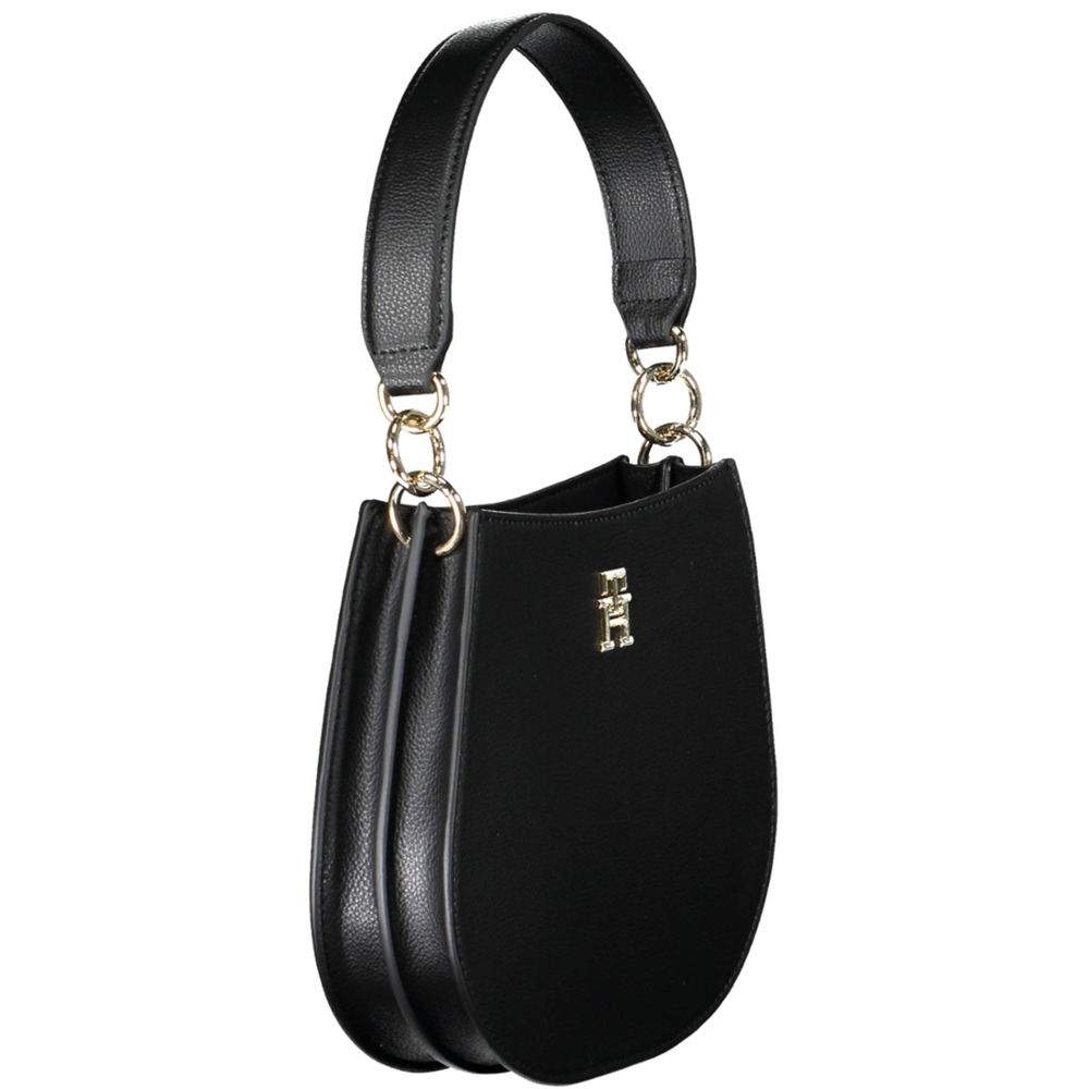 Tommy Hilfiger Black Polyester Handbag - BrandFit 88