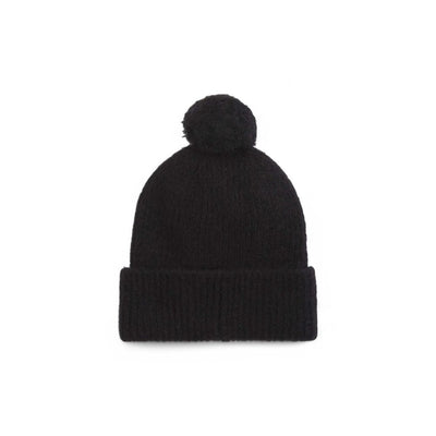 Calvin Klein Black Alpaca Leather Caps Baseball Hat