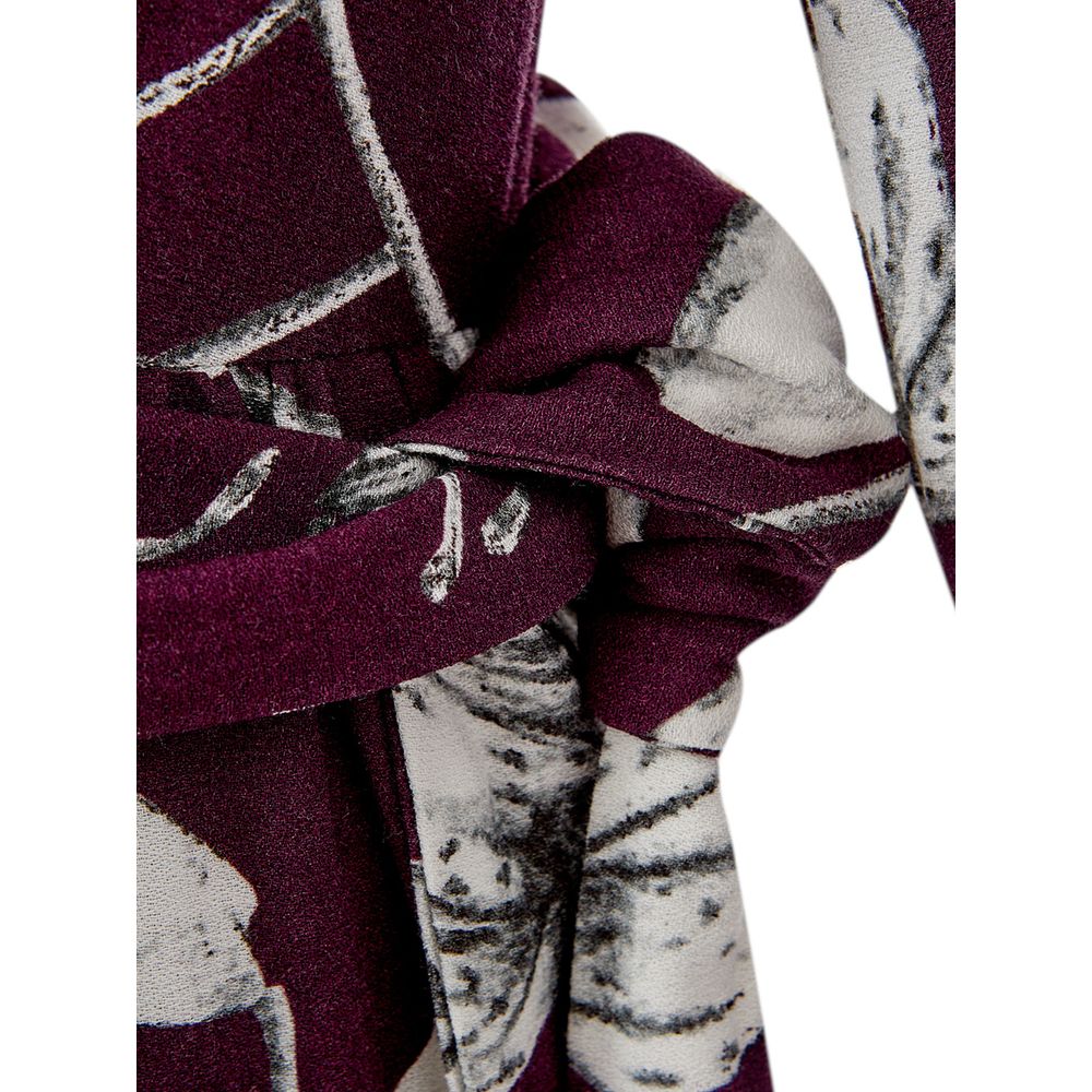 Lardini Purple Viscose Casual Dress