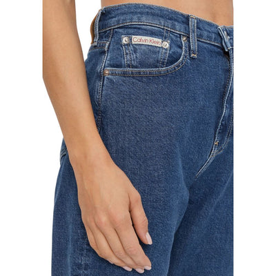 Calvin Klein Jeans Blue Cotton Slim Fit Jean