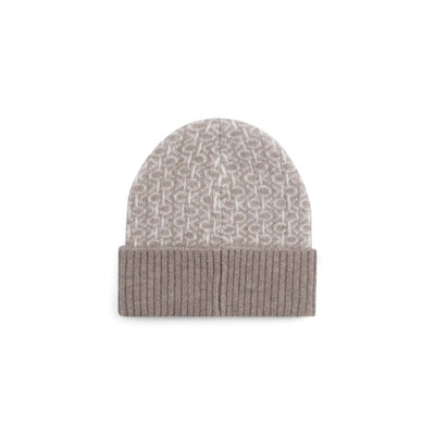 Calvin Klein Beige Alpaca Leather Caps Baseball Hat
