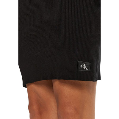 Calvin Klein Jeans Black Cotton Long