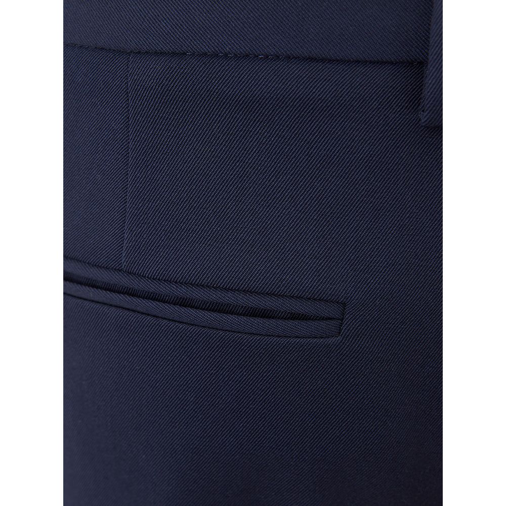 Lardini Blue Wool Dress Pants