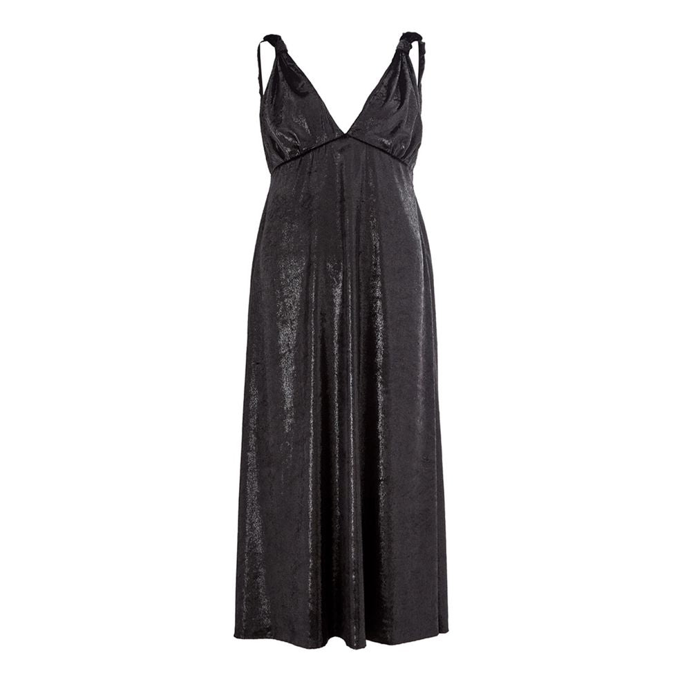 Lardini Black Polyester Cocktail Dress