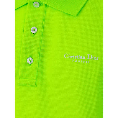Dior Green Cotton Polo Shirt