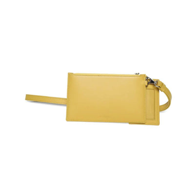Lanvin "Sunshine Yellow Leather Men Wallet"