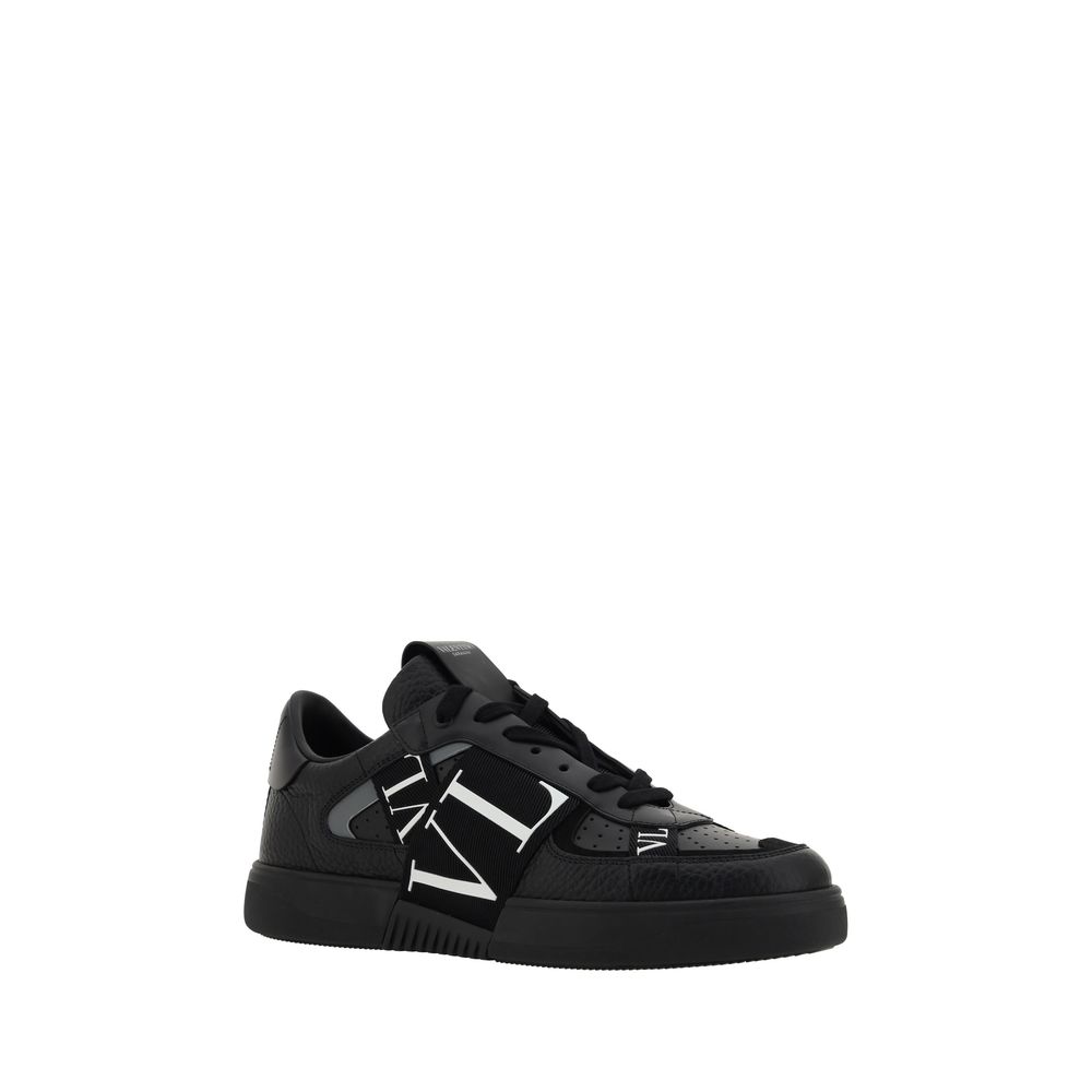 Valentino Garavani Black Leather VL7N Sneakers - BrandFit 88