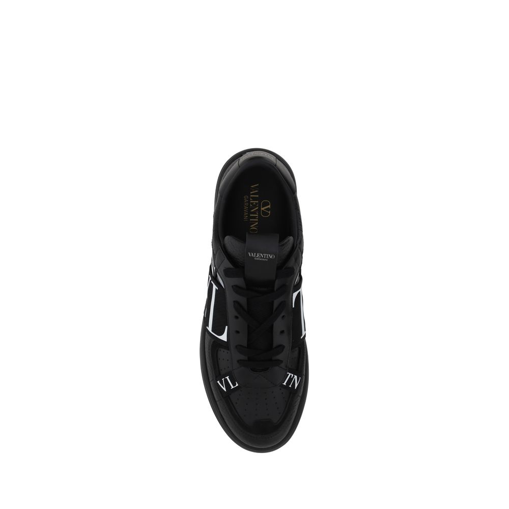 Valentino Garavani Black Leather VL7N Sneakers - BrandFit 88