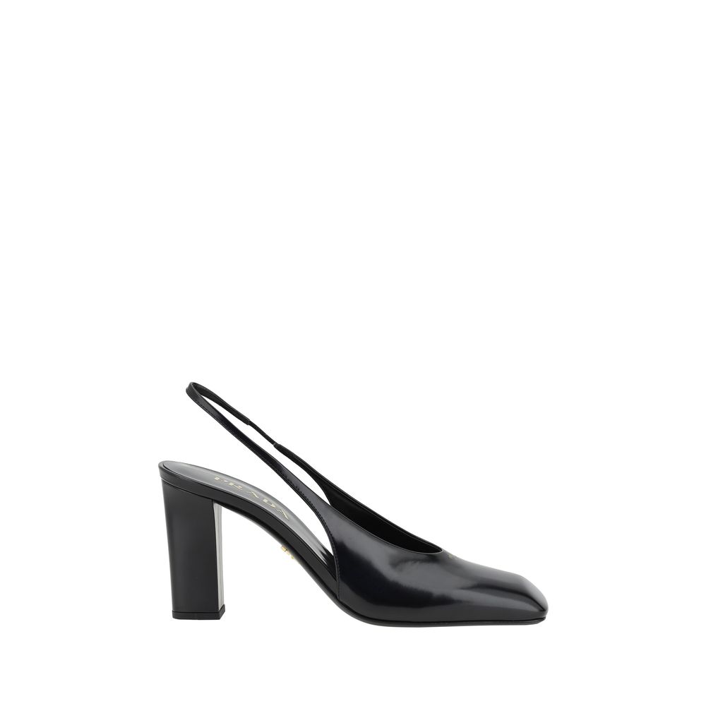 Prada Black Calf Leather Pumps - BrandFit 88